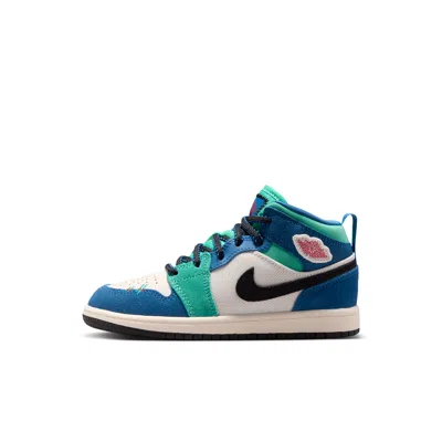 Jordan Babies' 1 Mid Se Little Kids' Shoes In Multi