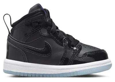 Pre-owned Jordan 1 Mid Se Sneakers In Black/white/dark Concord