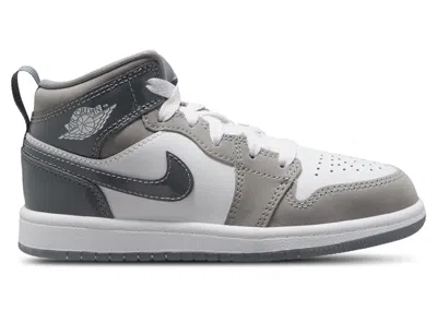 Pre-owned Jordan 1 Mid Se Sneakers In White/medium Grey/cool Grey In Multi