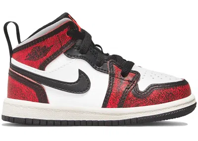 Pre-owned Jordan 1 Mid Se Wearaway Chicago Sneakers In Black/white/sail