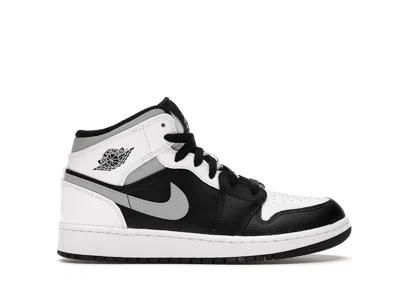 Pre-owned Jordan 1 Mid Shadow Sneakers In Black/medium Grey/white In Multi