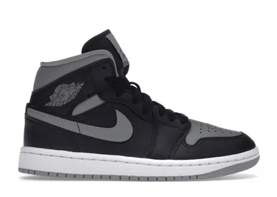 Pre-owned Jordan 1 Mid Shadow (women's) Sneakers In Black/grey/white