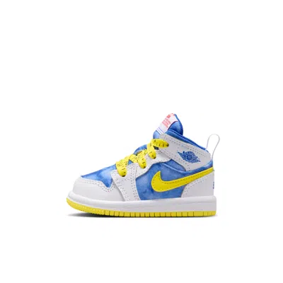 Jordan 1 Mid Sneaker School Baby/toddler Shoes In White
