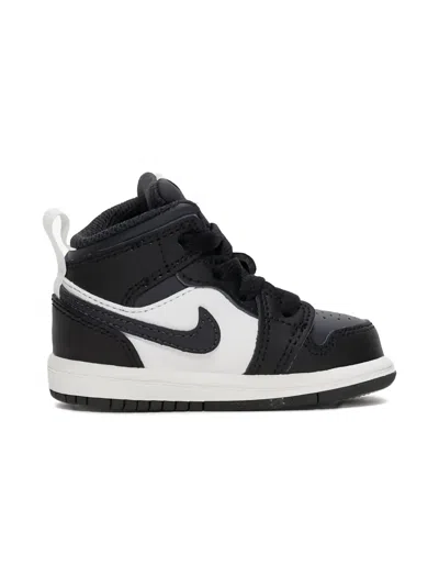 Jordan Babies'  1 Mid Sneakers In Black