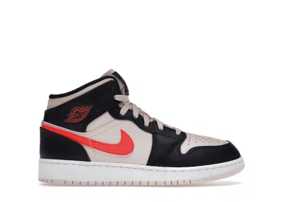 Pre-owned Jordan 1 Mid Sneakers In Atmosphere/black/infrared 23