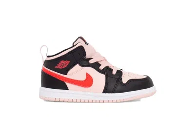 Pre-owned Jordan 1 Mid Sneakers In Atmosphere/black/white