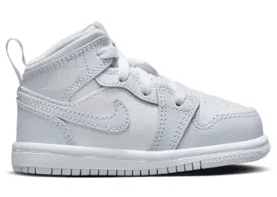 Pre-owned Jordan 1 Mid Sneakers In Cobalt Blue Bliss/neutral Grey/white