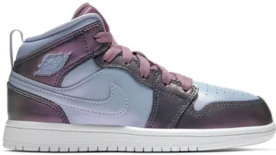 Pre-owned Jordan 1 Mid Sneakers In Monsoon Blue/purple Rise/violet Dust In Multi