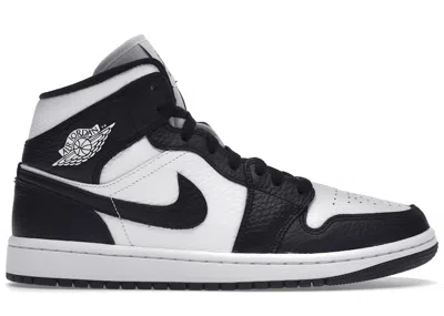 Pre-owned Jordan 1 Mid Split (women's) Sneakers In White/black In Multi