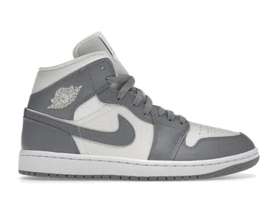 Pre-owned Jordan 1 Mid (women's) Sneakers In Sail/stealth/white