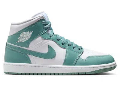 Pre-owned Jordan 1 Mid (women's) Sneakers In White/cannon
