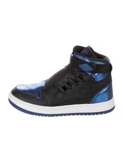 Pre-owned Jordan 1 Nova Xx Black Game Royal Athletic Sneakers In Black/blue