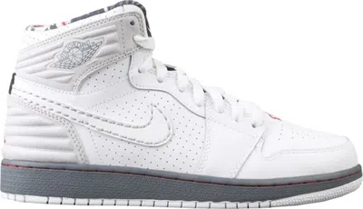 Pre-owned Jordan 1 Retro 93 Bugs Bunny Sneakers In White/true Red