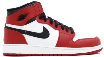 Pre-owned Jordan 1 Retro Chicago (2013) Sneakers In White/varsity Red/black In Multi