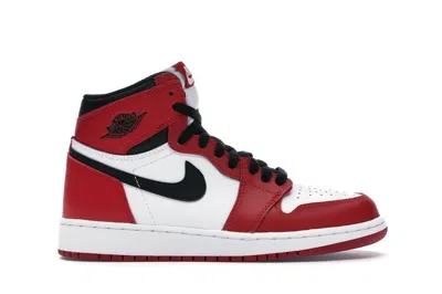 Pre-owned Jordan 1 Retro Chicago (2015) Sneakers In White/varsity Red/black In Multi