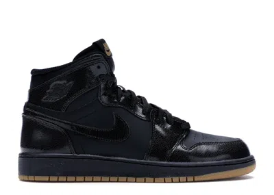 Pre-owned Jordan 1 Retro Gum Sneakers In Black/gum Light Brown