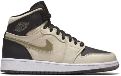Pre-owned Jordan 1 Retro Heiress Pearl Sneakers In Sail/baroque Brown/white In Multi