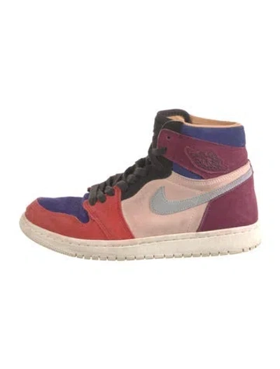 Pre-owned Jordan 1 Retro High Aleali May Court Lux Athletic Sneakers In Pink