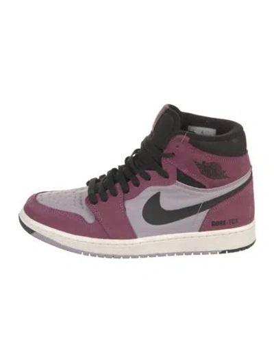 Pre-owned Jordan 1 Retro High Element Gore-tex 'berry' Sneakers In Purple