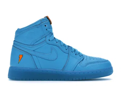 Pre-owned Jordan 1 Retro High Gatorade Sneakers In Blue Lagoon
