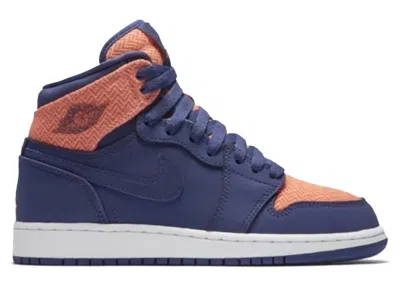 Pre-owned Jordan 1 Retro High Gg Sneakers In Dark Purple Dust/atomic Pink