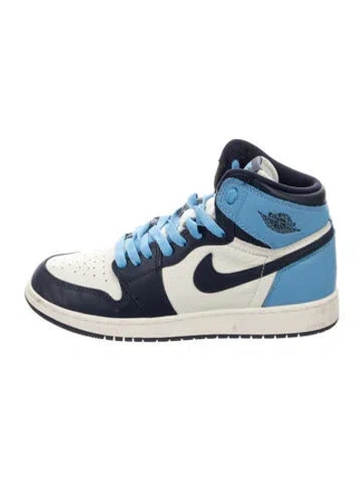 Pre-owned Jordan 1 Retro High Obsidian Athletic Sneakers In Blue