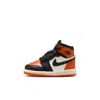 Jordan 1 Retro High Og Baby/toddler Shoes In Black