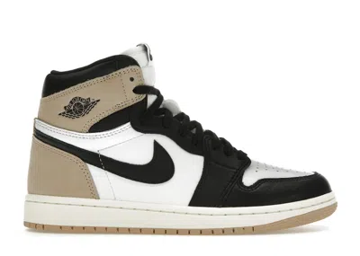 Pre-owned Jordan 1 Retro High Og Latte (women's) Sneakers In Black/legend Medium Brown/white