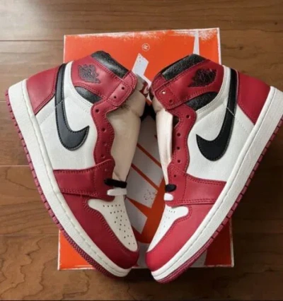 Pre-owned Jordan 1 Retro High Og “ Lost And Found” Dz5485-612 Size 9 —10% Off “newkicks” In Red