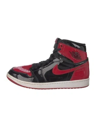 Pre-owned Jordan 1 Retro High Og Patent Bred Sneakers In Multi