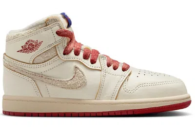 Pre-owned Jordan 1 Retro High Og Rare Air Sneakers In Sail/cinnabar/light Bone