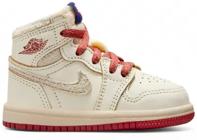 Pre-owned Jordan 1 Retro High Og Rare Air Sneakers In Sail/cinnabar/light Bone