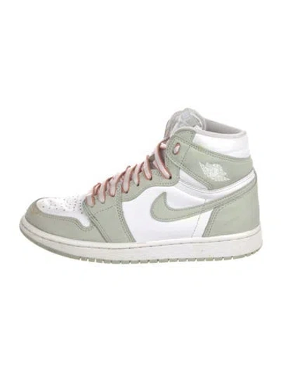 Pre-owned Jordan 1 Retro High Og Seafoam Sneakers In Green