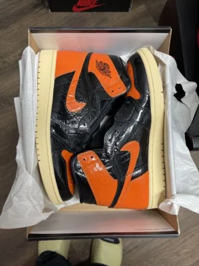 Pre-owned Jordan 1 Retro High Og Shattered Backboard 3.0 2019 555088-028 In Black