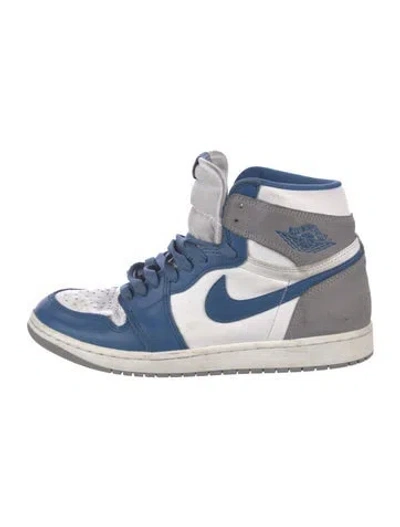 Pre-owned Jordan 1 Retro High Og Sneakers In Blue