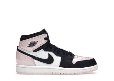 Pre-owned Jordan 1 Retro High Og Sneakers In Atmosphere/obsidian/laser Pink