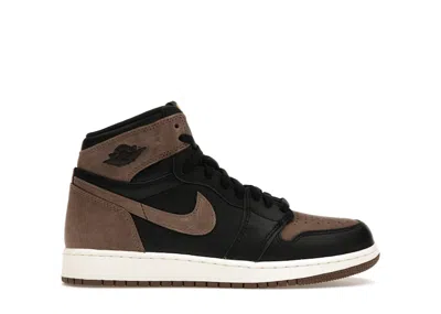 Pre-owned Jordan 1 Retro High Og Sneakers In Black/metallic Gold/palomino