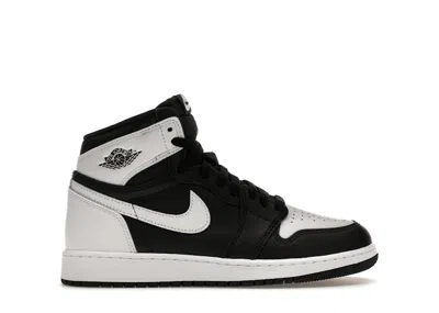 Pre-owned Jordan 1 Retro High Og Sneakers In Black/white