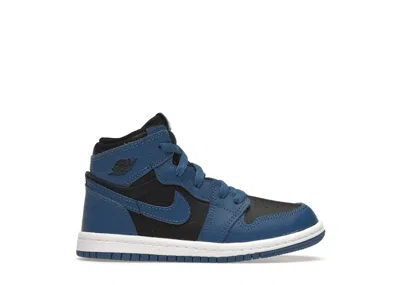Pre-owned Jordan 1 Retro High Og Sneakers In Dark Marina Blue/black/white