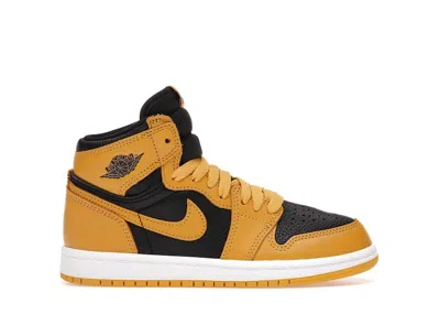 Pre-owned Jordan 1 Retro High Og Sneakers In Pollen/black/white