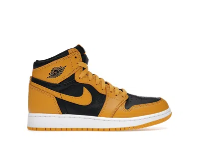 Pre-owned Jordan 1 Retro High Og Sneakers In Pollen/black/white In Multi