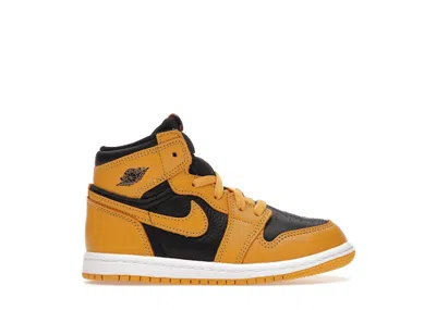 Pre-owned Jordan 1 Retro High Og Sneakers In Pollen/black/white