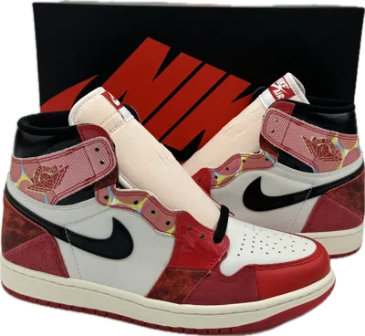 Pre-owned Jordan 1 Retro High Og Spider-man Across The Spider-verse | Dv1748-601 | Herren In Rot