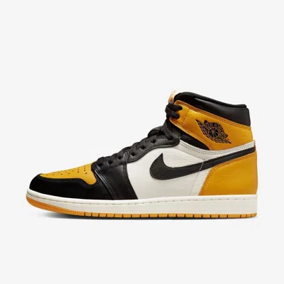 Pre-owned Jordan 1 Retro High Og Taxi Men Shoes Size"10.5" 555088-711[100% Authentic]fedex In Yellow