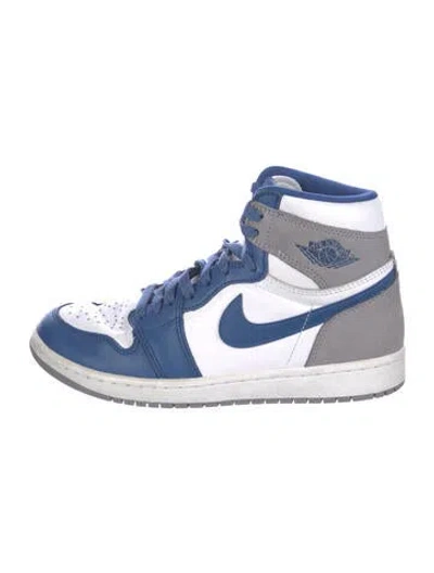 Pre-owned Jordan 1 Retro High Og True Blue Sneakers In Multi