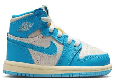 Pre-owned Jordan 1 Retro High Og Unc Reimagined Sneakers In Dark Powder Blue/sail In Multi