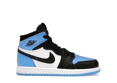 Pre-owned Jordan 1 Retro High Og Unc Toe Sneakers In University Blue/black/white
