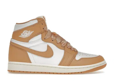 Pre-owned Jordan 1 Retro High Og (women's) Sneakers In Praline/white/sail In Multi