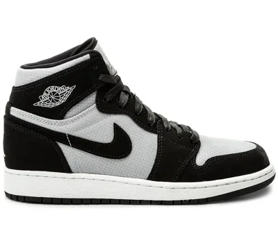 Pre-owned Jordan 1 Retro High Premium Sneakers In Wolf Grey/white/black