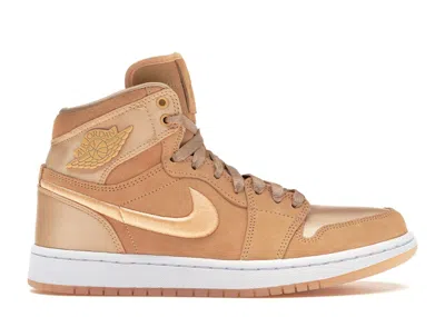 Pre-owned Jordan 1 Retro High Season Of Her (women's) Sneakers In Ice Peach/white/metallic Gold